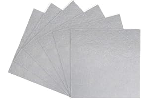 TXERFOLG 6 Pezzi Forno a Microonde Piastre di mica 13 x 13 cm Copertura per Guida d'onda Universale Può Essere Tagliato Liberamente Utilizzato per Tutte le Sostituzioni di Fogli di Mica da Forno a Microonde