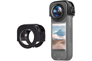 PRODROCAM X4 Protection d'objectif pour appareil photo d'action Insta360 X4 en verre trempé Protection d'objectif de qualité supérieure Accessoires Kamara