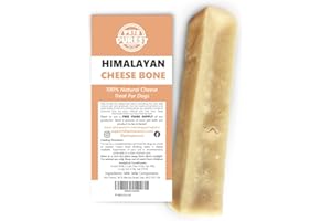 Pets Purest Himalayan Yak Milk Chew Large - 100% Natural Cheese Bone Food Treats for Dog, Puppy & Senior - Long Lasting Protein & Calcium Dogs Dental Stick Snack for Plaque Off, Tartar & Teeth