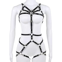 Hollow Out Clothes SM Sex Toy Leather Tied Clothing BDSM Bondage ...