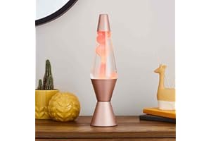 EEMKAY New Contemporary Elegant Design Rose Gold Pink Lava Lamp Home Decor M-21