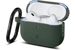 Spigen Vault Hülle Case Kompatibel mit AirPods Pro 3. Generation (2025) mit Sicherem Magnetverschluss - Mitternachtsgrün