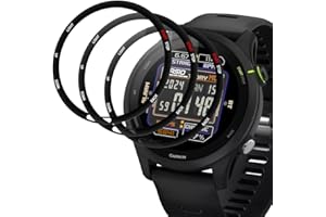 BEUKEI Verre Trempé pour Garmin Forerunner 255/255 music,3 Pièces Film Vert Trempe [3D Incurvé Couverture Complète][Haute Sensibilité] [Sans Bulless] Vitre