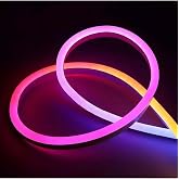 RGB Neon Led 3 Metre, Rgb Led, Sese Duyarlı Led &Ccedil;ok Renkli