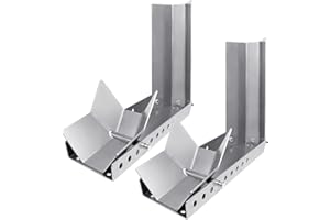 UISEBRT 2 soportes de carga para motocicleta, soporte balancín, abrazadera para rueda delantera, 60 x 16 cm