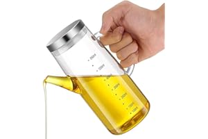 XIAOSHENLU Bouteille d'huile et bouteille de vinaigre, distributeur d'huile d'olive, 650ML