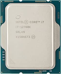 Intel Core i7-12700K 12. Generation Desktop Prozessor (Basistakt: 3.6GHz Turboboost: 5.0GHz, 6 Kerne, LGA1700, RAM DDR4 und DDR5 bis zu 128GB) BX8071512700K