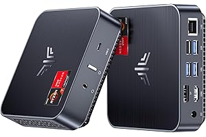 NIPOGI Mini PC AMD Ryzen 7 5800U(Jusqu'à 4,4 GHz,8C/16T),16Go Dual DDR4 512Go Nvme PCle3.0 SSD Micro Ordinateur Bureau, Radeon RX Vega 8 PC pour Commercial/Home Cinéma/Conférence|WiFi 6|BT5,2|DP+HDMI|USB-C