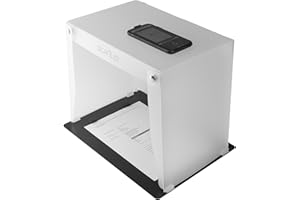 ‎SCANLIO SCANLIO Pro Scanbox, Faltbare Handy Scanner Halterung, Smartphone Scanhilfe Dokumentenscanner und mobiler Scanstand