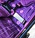 ZETA VOOOM - Plum Dots with Rain Cover + Deluxe 2in1 footmuff liner zip off padded plum