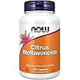 Now Food, Citrus Bioflavonoids, with Vitamin C and Rutin, 100 Vegan Capsules, Soy-Free, Gluten-Free, Vegetarian