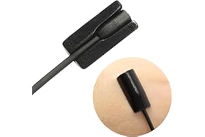 URSA STRAPS URSA MiniMount Slim, discret et fabriqué à partir de plastique durci, fini à la main pour plus de douceur, comprend 5 autocollants hypoallergéniques MiniMount (noir, Sennheiser MKE2)