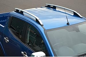 ALVM PARTS & ACCESSORIES Aluminium Roof Rack Rails Side Bars Set To Fit L200 (2015+)