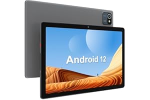 Lville Tablet 10 Zoll Quad-Core Android 12 Tablet-PC, 5000 mAh Akku, 10.1" 1280 * 800 IPS Display, 32GB, WiFi, Bluetooth (Grau)