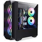 Lunatic Orkinos Mesh Panel Dikey Ekran Kartı Takılabilen 4 Full RGB Fanlı ATX Bilgisayar Kasası
