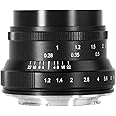 7artisans 35mm f1.2 Mark II APS-C Larger Aperture Prime Lens Compatiable for Olympus Panasonic M4/3 Mirrorless Cameras Like Panasonic GH3 GH4 GF1 GM1 GM5 Olympus E-M1 E-M5 E-M10 (New Version)