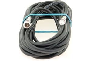 Alda PQ Cavo di prolunga dell'antenna 5m, RG58 per FME/M a FME/F