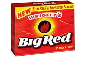 Wrigley's Big Red Chewing Gum à la Cannelle Forte - 40,5 g