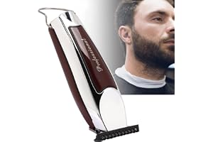 Professionell Hårklippare, Hårtrimmer för Män, Hårtrimmer med 3 Fästkammar, Precisionstrimmer, Långhårstrimmer, Konturtrimmer för Män, Rakhyvel, Make, Pappapresent
