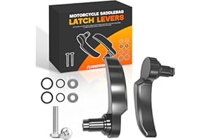 FLYINGWING Kit de levier de poignée en aluminium noir compatible avec Harley Davidson 2014-2023 Touring Street Glide, Road King, Road Glide, Electra Glide Ultra Limited