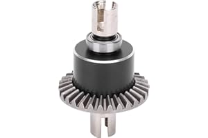 Drfeify Repuestos diferenciales de Metal para Coche RC a Escala 1/14 compatibles con Wltoys 144001 Accesorio de Cuerpo de Control Remoto