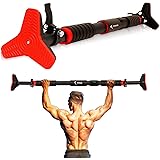 Fitist Pull Up Bar for Home Workout, Pullup Bar at Home Without Screw Installation, Adjustable Width Door Pull Up Bar, Anti-s