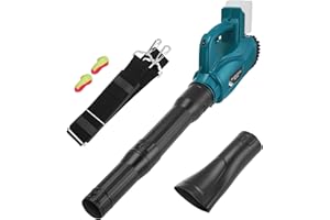 TNAMDAN Souffleur de Feuilles sans Fil 297 km/h - Compatible avec Batterie Makita 18V (BL1815N/30/40) 6 Vitesses Variables pour Entretien de Pelouse, Dépoussiérage et Soufflage de Neige