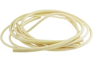 CATERING PARTS UK 1m Santoprene Tubing For Detergent Dosing Pump Pinch Tube For Dishwasher Glasswasher (6.3mm ID 9.5mm OD)