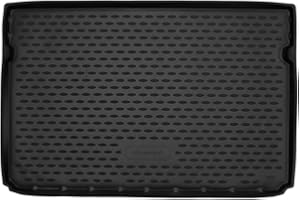 Element Tapis de Coffre Bac de Protection Antiderapant en Caoutchouc sur Mesure Citroen C3 Aircross 2018-2020, Noir