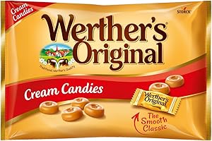 ‎WERTHER'S ORIGINAL Werther's Original – 1 x 1000g Großpackung – Klassische Sahnebonbons mit leckerem Karamellgeschmack