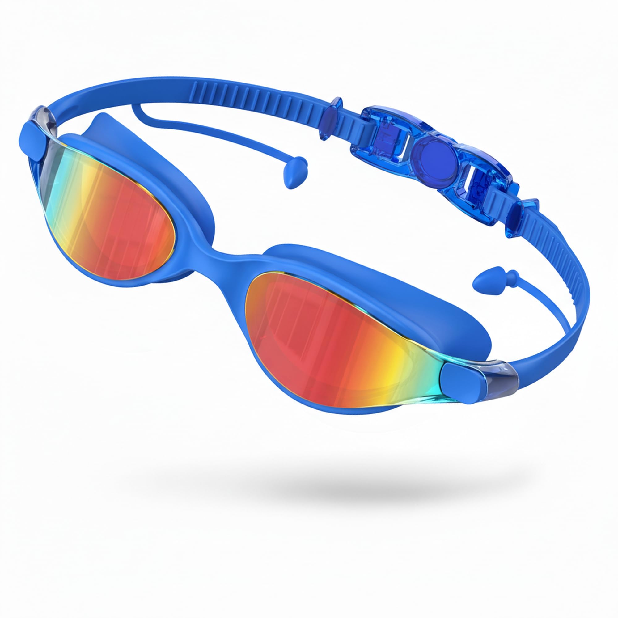Seaflar Lunettes de Natation Adultes, Lunettes Piscine Polarisées Hommes Femmes, Lentilles Galvanisées Anti-Buée UV Protection, Étanche pour Adultes - 1