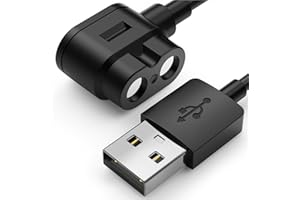 TUSITA Câble Chargeur Magnétique Compatible avec LEDLENSER MH7 MH8 MH11 iH11R ML4 Lights - 1.2M / 4ft.