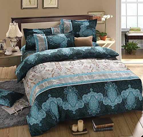 3D Life Classical Style 4Piece Duvet Cover Comforter Home Textile Floral Printed Double Size Bedding Set