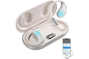 AOFESEL Übersetzungskopfhörer, 2025 Neue Übersetzer-Ohrhörer KI 3 in 1, Echtzeitübersetzung 150 Sprachen und Akzente, Sprachübersetzer Ohrhörer Geeignet für iOS und Android für Reisegeschäft Lernen (Weiß)