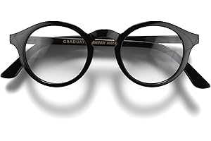 LONDON MOLE® Graduate occhiali luce blu | Blue blockers panto rotondi | Antifatica per schermi | Uomo Donna Unisex | Cerniere a molla