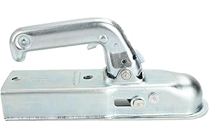 GENERIC 50mm Trailer Hitch Heavy Duty Trailer Coupling Tow Coupling Towing Steel up to 800kg for Light Non-Braking Trailers