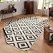 Produktbild bougari In- & Outdoor Wendeteppich Malta Schwarz Creme, 160x230 cm