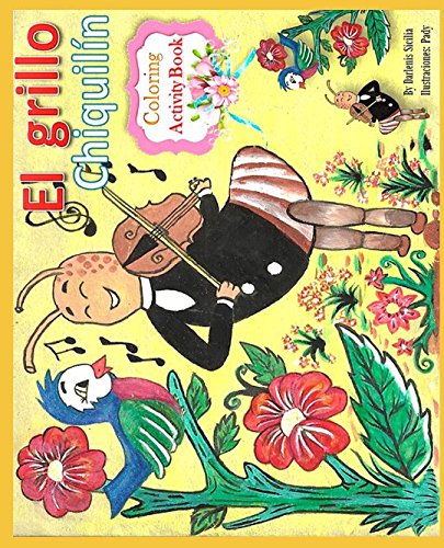 El Grillo Chiquilin: Libro para Colorear