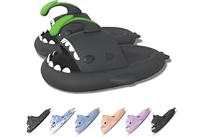 OEAK Chanclas Tiburon Niños Adultos Sharky Chanclas Mujer Hombre Verano Casa Comodas Chanclas Playa Mujer Antideslizantes Zapatillas Tiburon Piscina Ducha Originales Divertidas