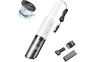 WHJC Akku Handstaubsauger Auto 9000Pa Nass & Trocken Mini Staubsauger Kabellos Handstaubsauger für den Auto, Haus, Küche, Tierhaare