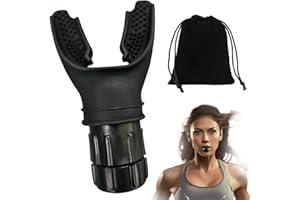 Omlalayi Appareil d'exercice Pulmonaire, Entraîneur de Respiration Poumons, Outil d'entraînement Respiratoire Portable pour Poumons avec Résistances Réglables pour Améliorer la Capacité Pulmonaire