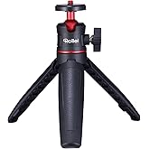 Rollei Mini trípode Comfort Desktop, trípode de mesa con rótula de 360° para cámaras DSLR, DSLM y compactas..., 22774