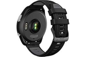 ANBEST 22mm Armband für Garmin Vivoactive 4/Forerunner 255/265/Venu 2 Armband, 22mm Silikon Quick Release Armband Kompatibel mit Gear S3/Huawei Watch GT Ersatzarmband