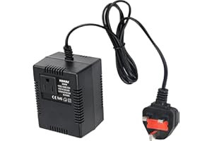 MRTOYIRQ 300W Step Down Transformer, 240/220 v to 120/110v (UK Plug) Voltage Converter, Travel Power Adapter for WIFI, POS Machine, Power Bank