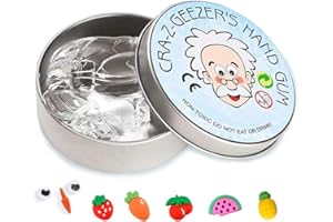 GREAHWD Clear Putty Slime, DIY Bounce Clear Transparent Crystal Liquid Slimes Supplies Silly Kit Putty Clay Stress Surprise Toys for Girls Boys (Clear Slime)