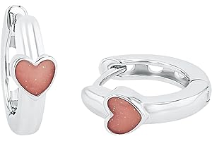 Prinzessin Lillifee Ohrringe 925 Sterling Silber Mädchen Kinder Ohrschmuck, Herz, Kommt in Schmuck Geschenk Box