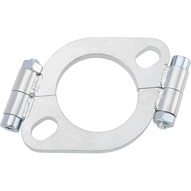 Kit Flangia Scarico 2 Pollici - Acciaio Inox, 2 Bulloni, Per Tubi E Silenziatori - Foto 6