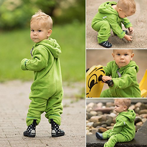 Hoppediz O-80-green Fleece Trage Overall, 80 – 86, grün - 3