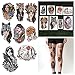 Tattify Cool Female Portrait Temporary Tattoos - Ladies Night (Set of 16)
