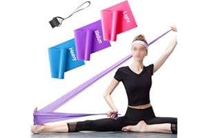 ERUW Zestaw pasm opornych, 3-Pack Profesjonalne elastyczne pasmy lateksowe do ćwiczeń górnego i dolnego ciała w domu lub siłowni, fizykoterapia, trening siłowy, joga, pilates, odwyk, fitnessu
